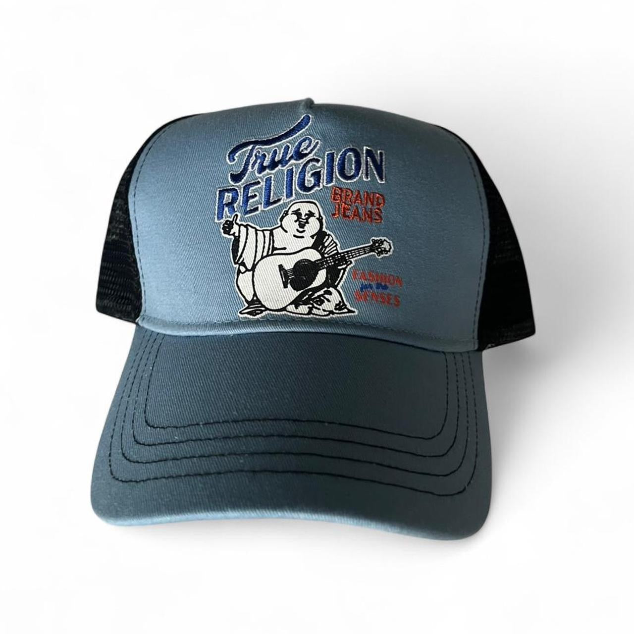 True Religion Buddha Embroidered Trucker Hat